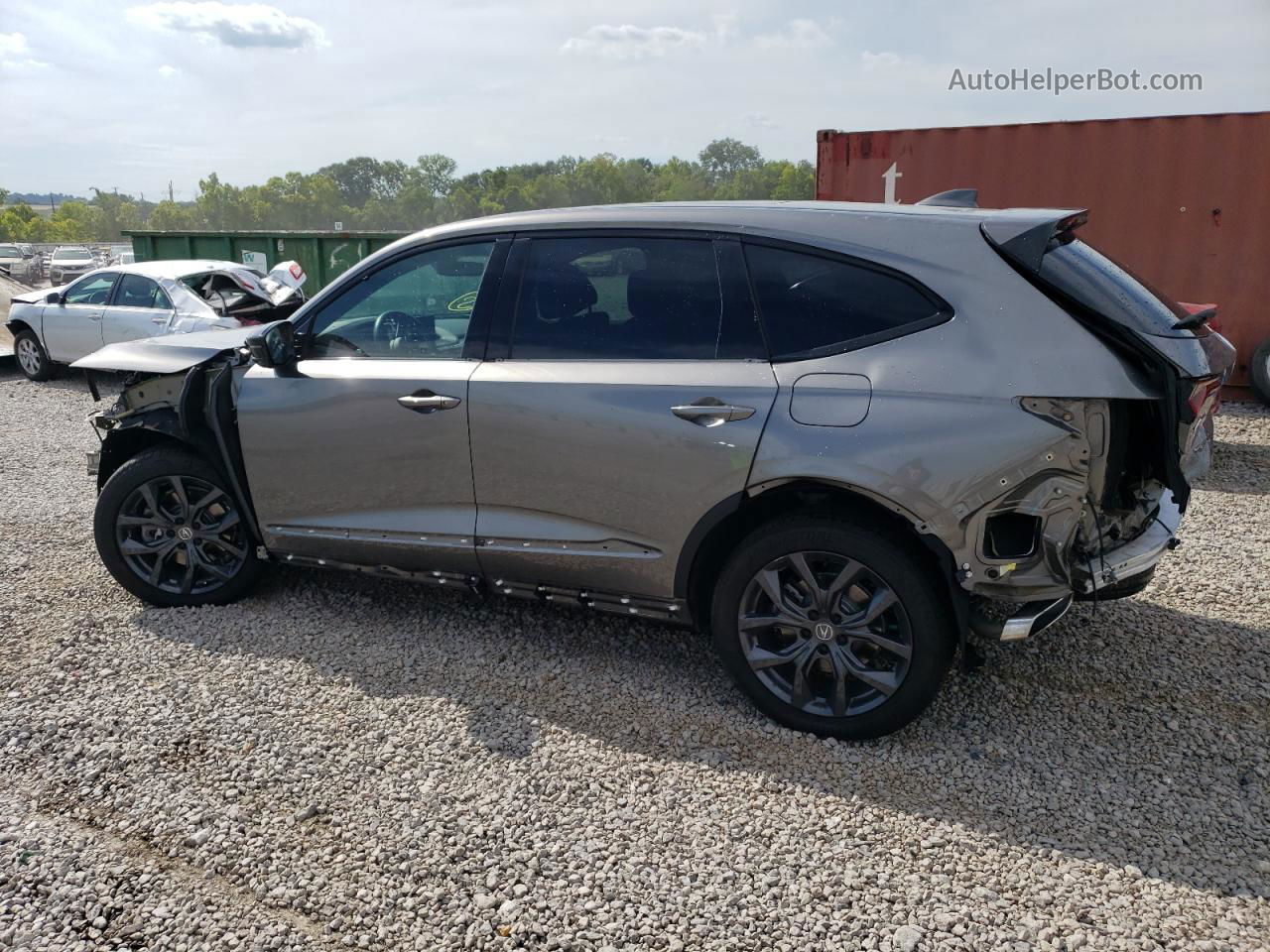 2023 Acura Mdx A-spec Gray vin: 5J8YE1H09PL005786