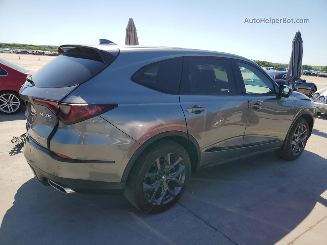 2023 Acura Mdx A-spec Gray vin: 5J8YE1H09PL005786