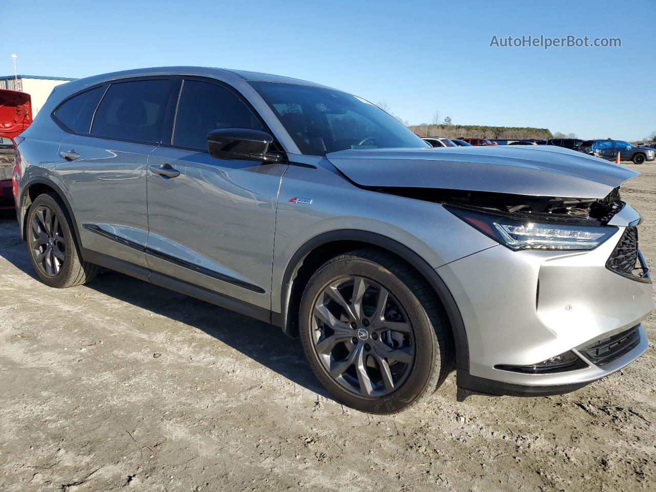 2023 Acura Mdx A-spec Серебряный vin: 5J8YE1H09PL007781