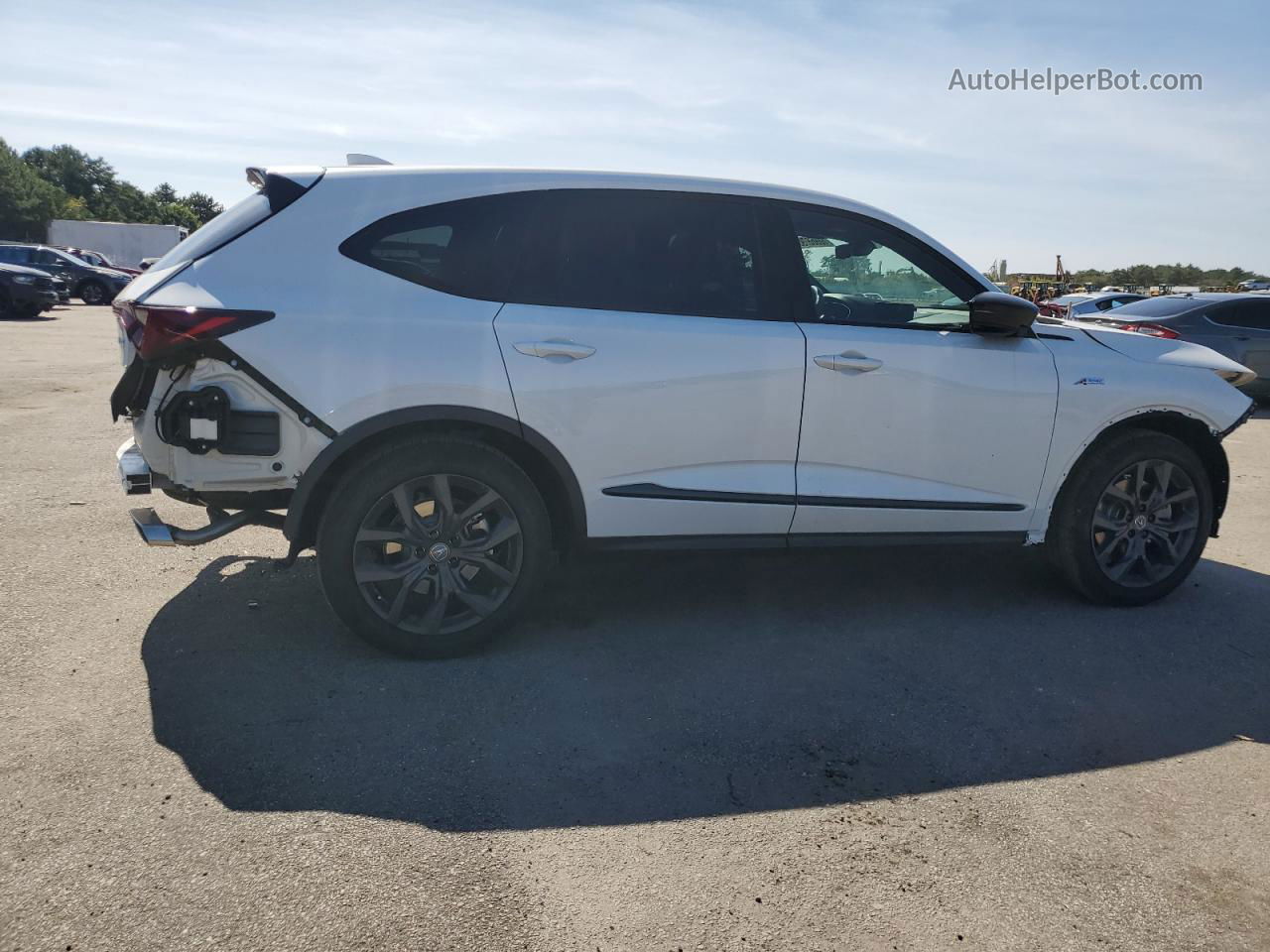 2023 Acura Mdx A-spec White vin: 5J8YE1H0XPL042961