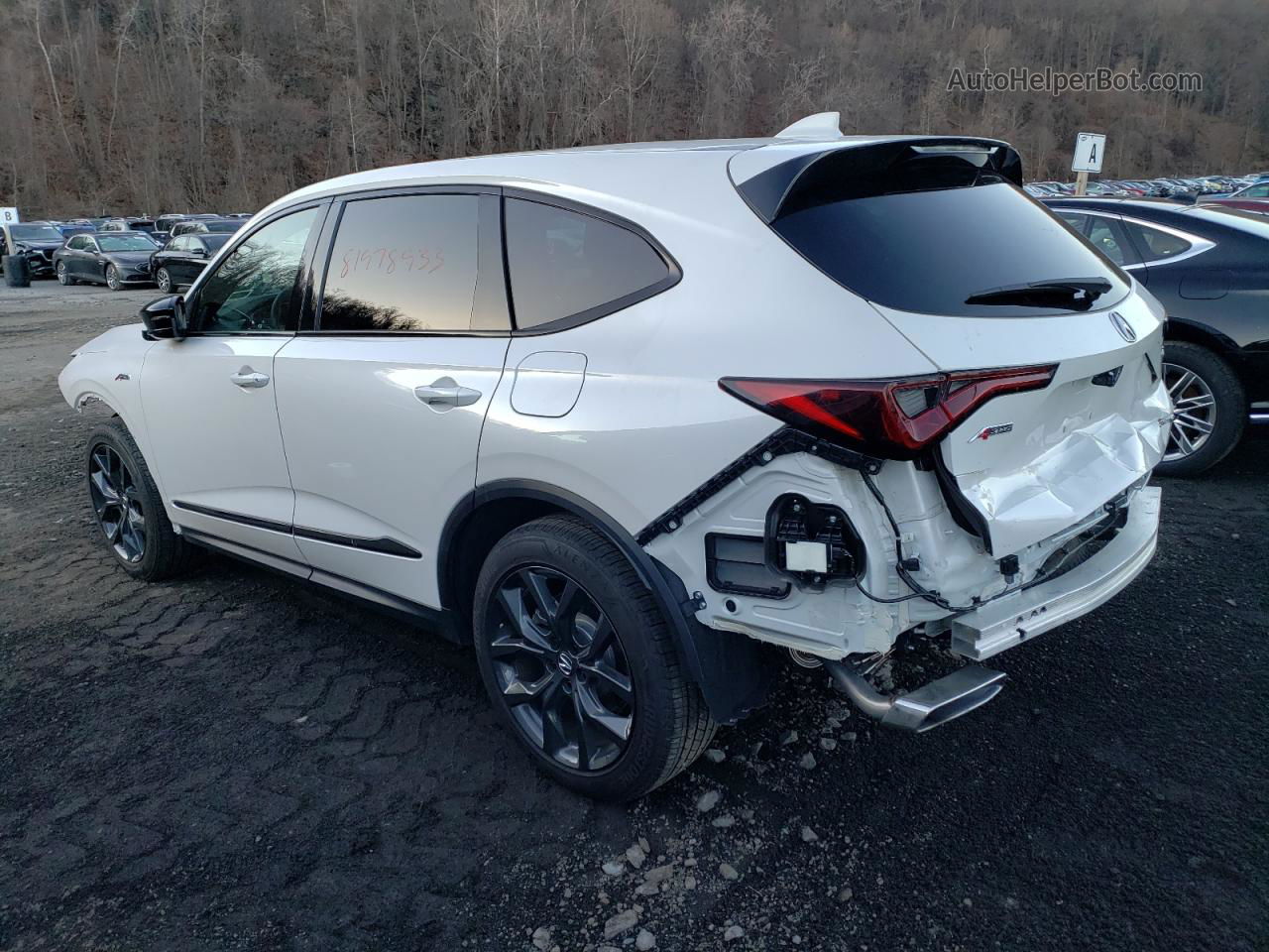 2023 Acura Mdx A-spec White vin: 5J8YE1H0XPL042961