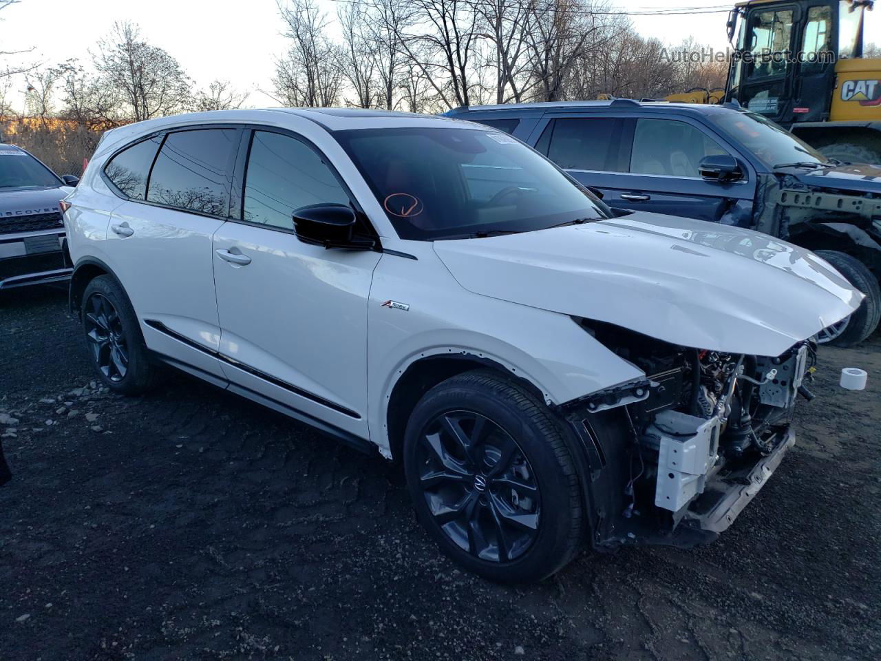 2023 Acura Mdx A-spec White vin: 5J8YE1H0XPL042961