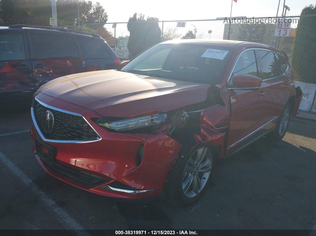 2023 Acura Mdx Base (a10) Red vin: 5J8YE1H30PL001152