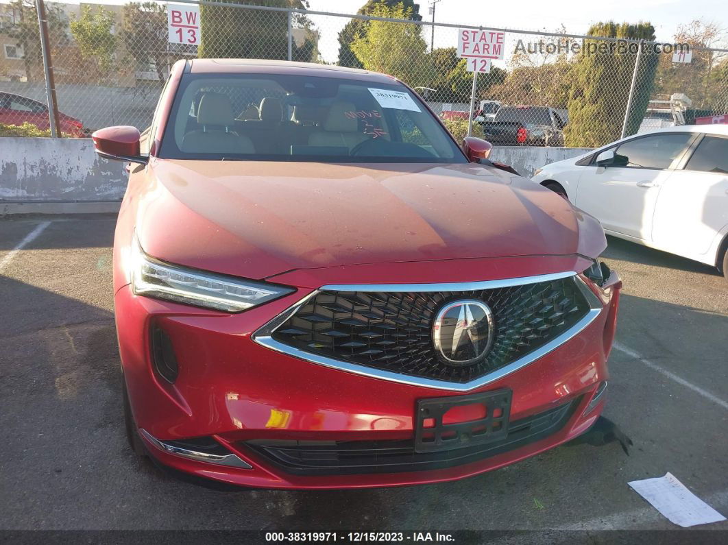 2023 Acura Mdx Base (a10) Red vin: 5J8YE1H30PL001152