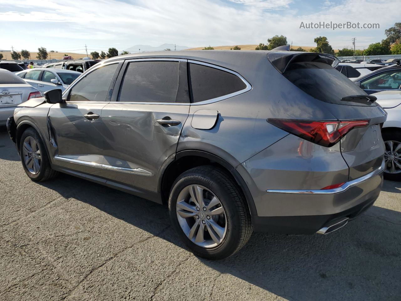 2023 Acura Mdx  Gray vin: 5J8YE1H35PL022255