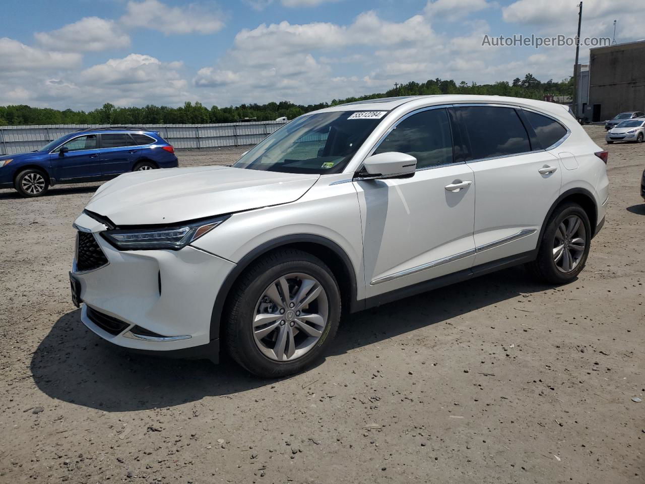 2023 Acura Mdx  White vin: 5J8YE1H35PL030565