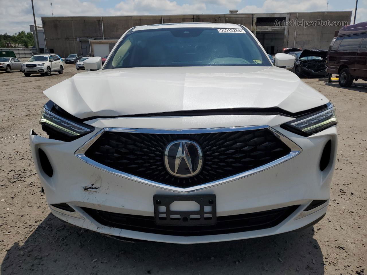 2023 Acura Mdx  White vin: 5J8YE1H35PL030565