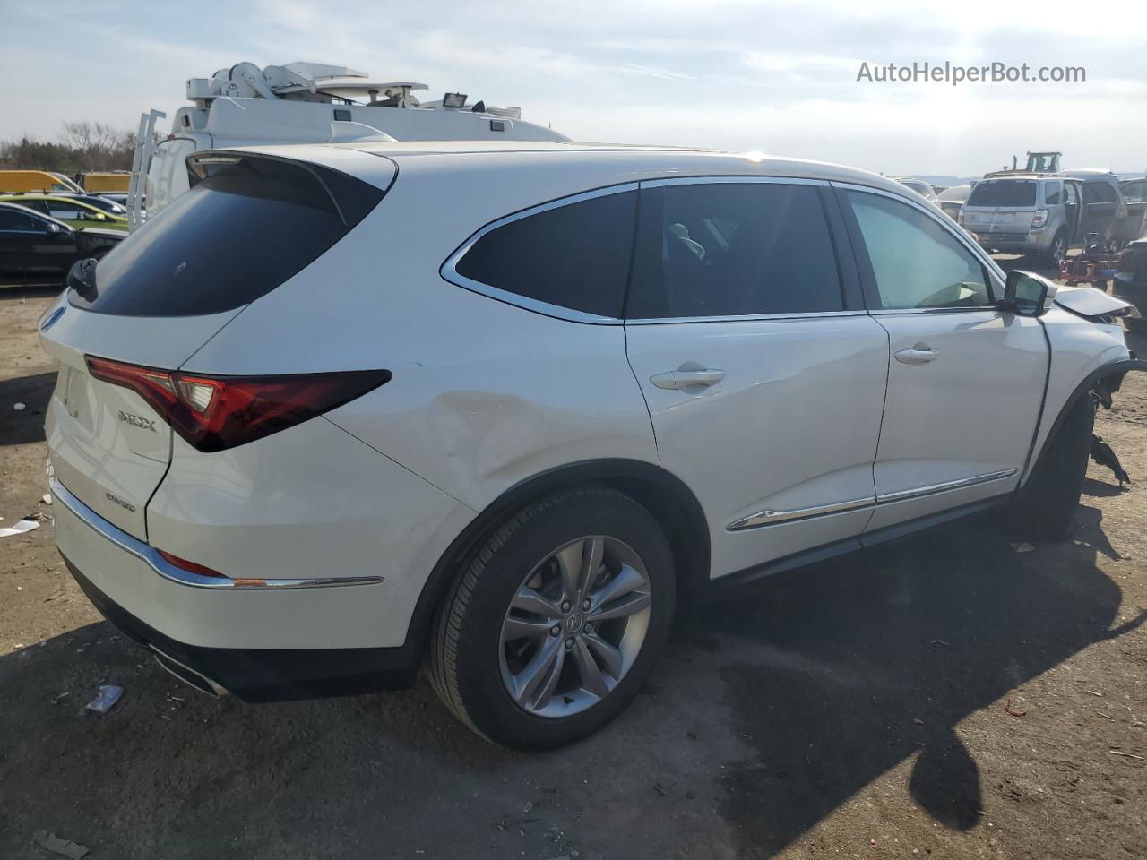 2023 Acura Mdx  White vin: 5J8YE1H36PL020790