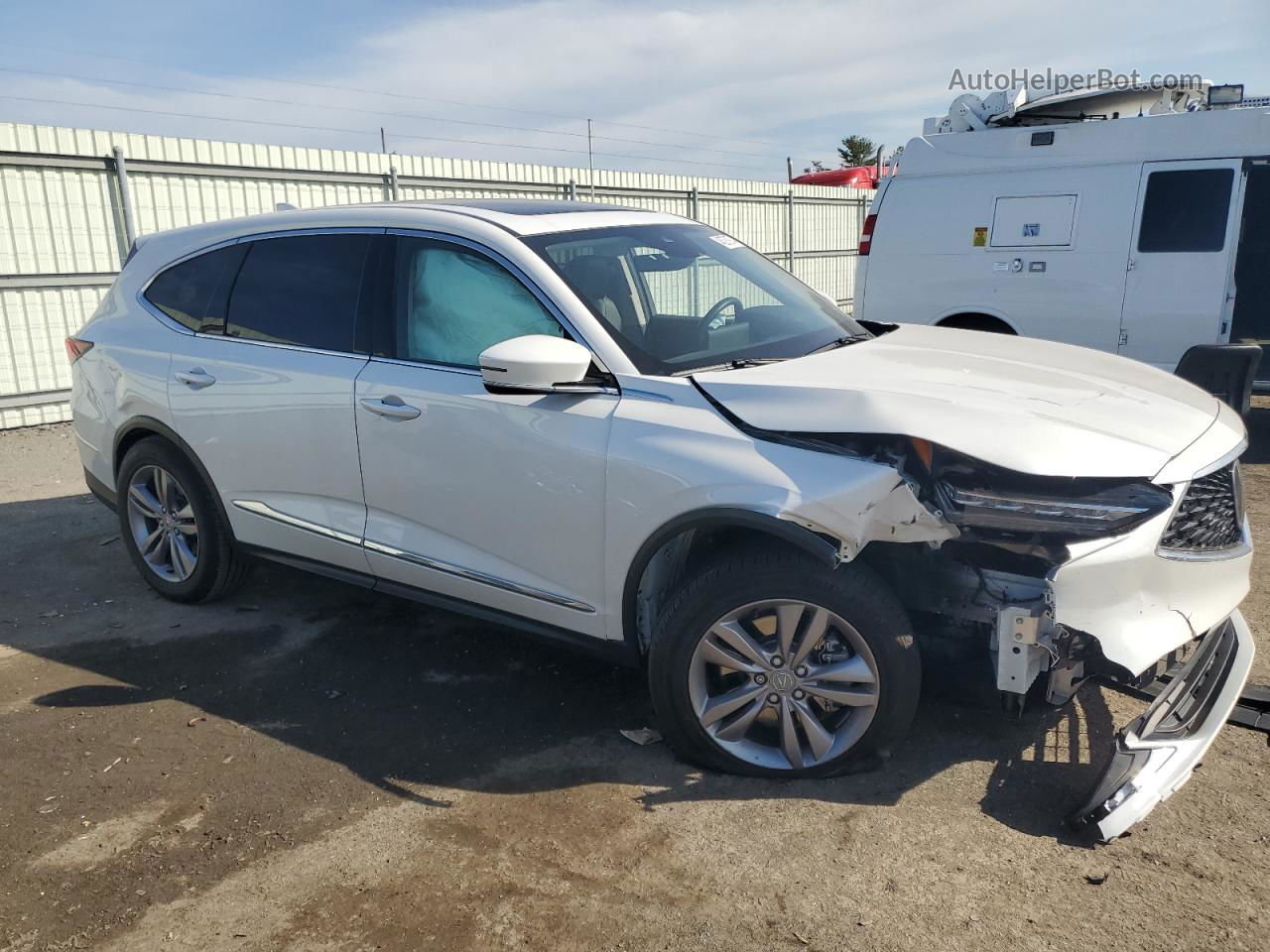 2023 Acura Mdx  White vin: 5J8YE1H36PL020790