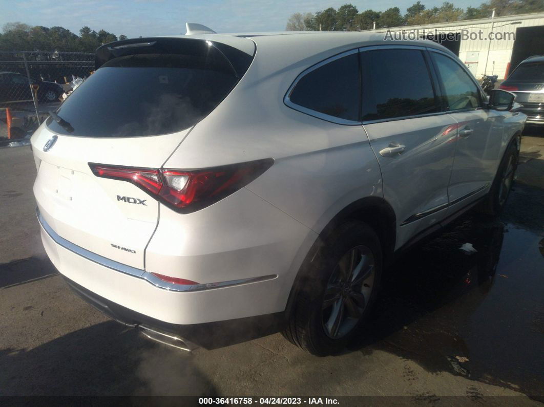 2023 Acura Mdx   White vin: 5J8YE1H36PL023432