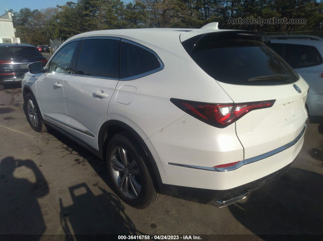 2023 Acura Mdx   White vin: 5J8YE1H36PL023432