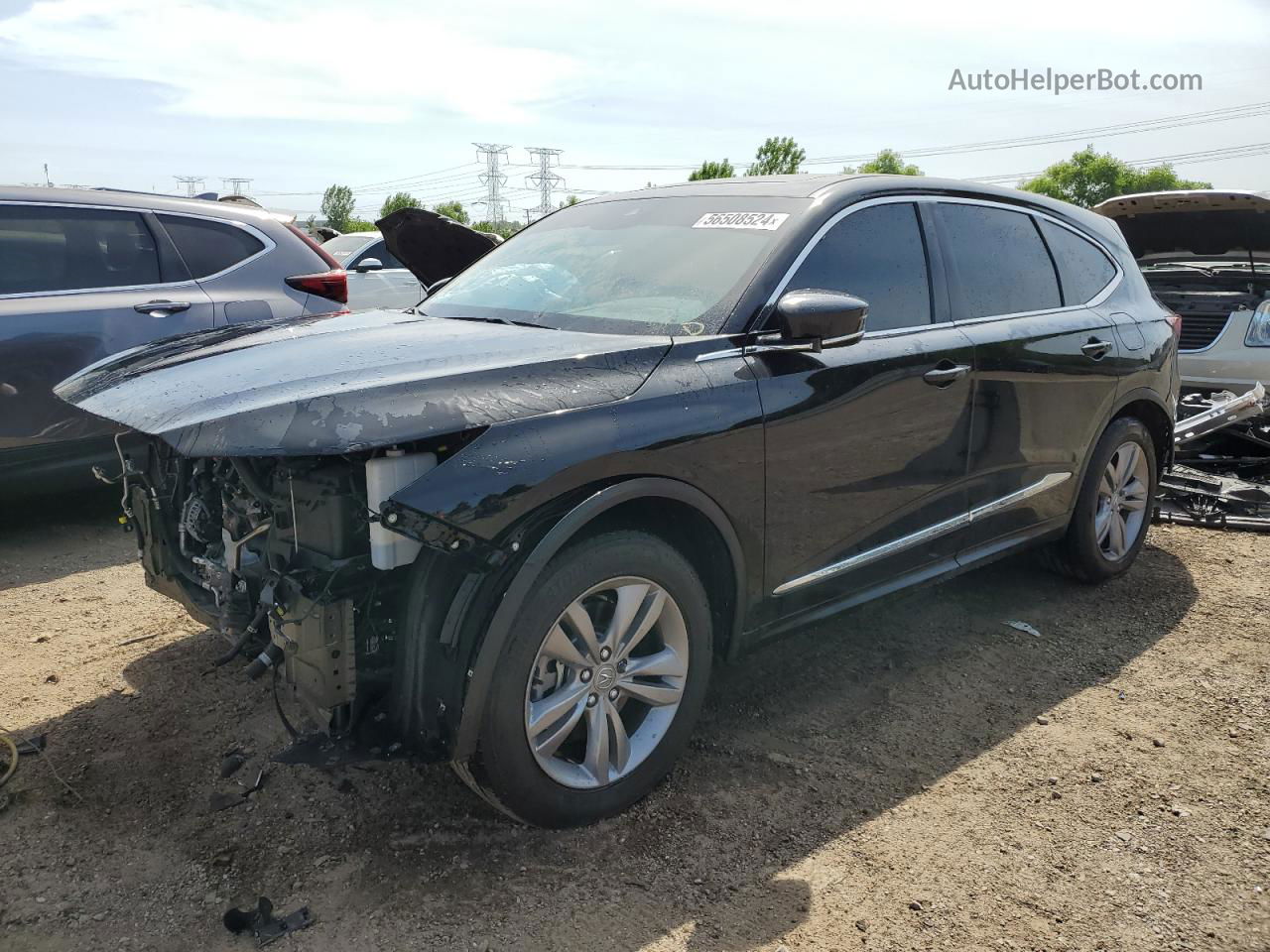 2023 Acura Mdx  Black vin: 5J8YE1H37PL024315