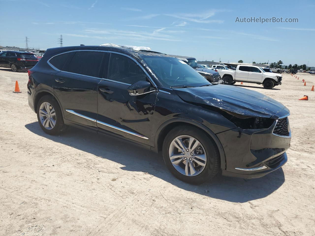 2023 Acura Mdx  Black vin: 5J8YE1H37PL030292