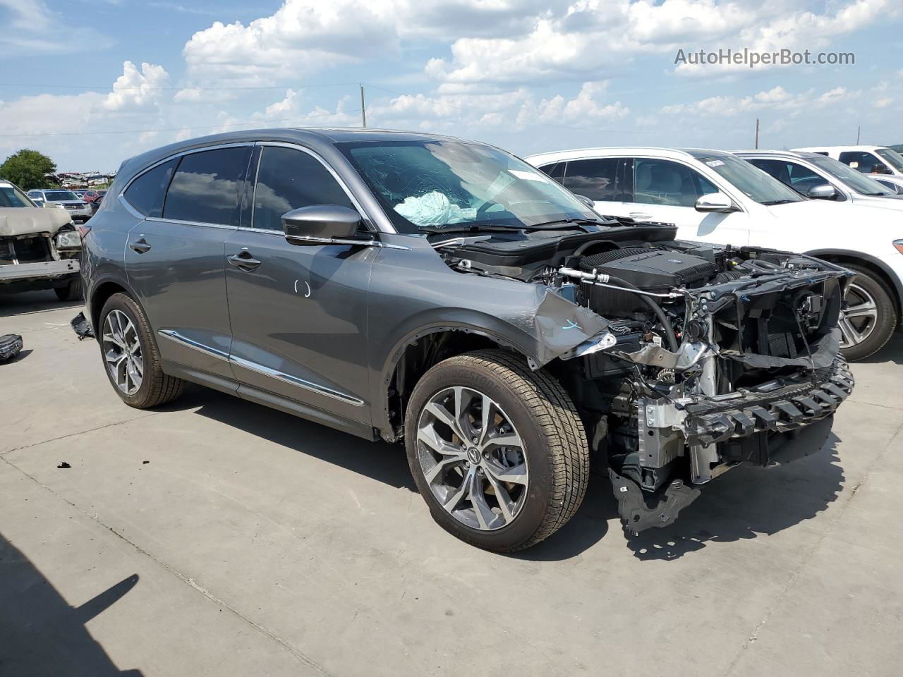 2023 Acura Mdx Technology Gray vin: 5J8YE1H41PL015022