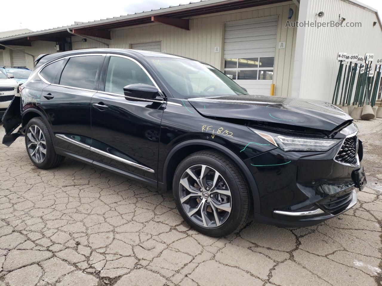 2023 Acura Mdx Technology Black vin: 5J8YE1H43PL029049