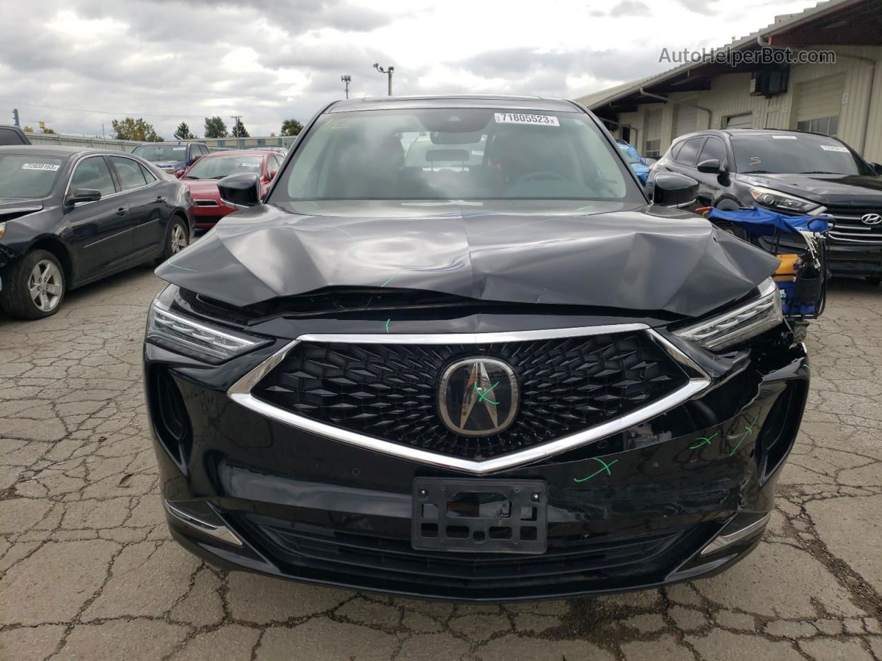 2023 Acura Mdx Technology Black vin: 5J8YE1H43PL029049