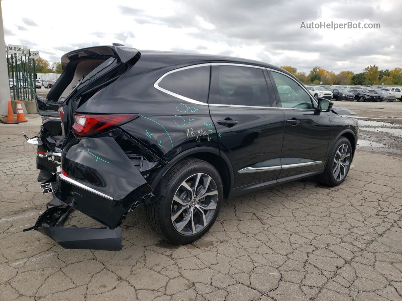 2023 Acura Mdx Technology Black vin: 5J8YE1H43PL029049