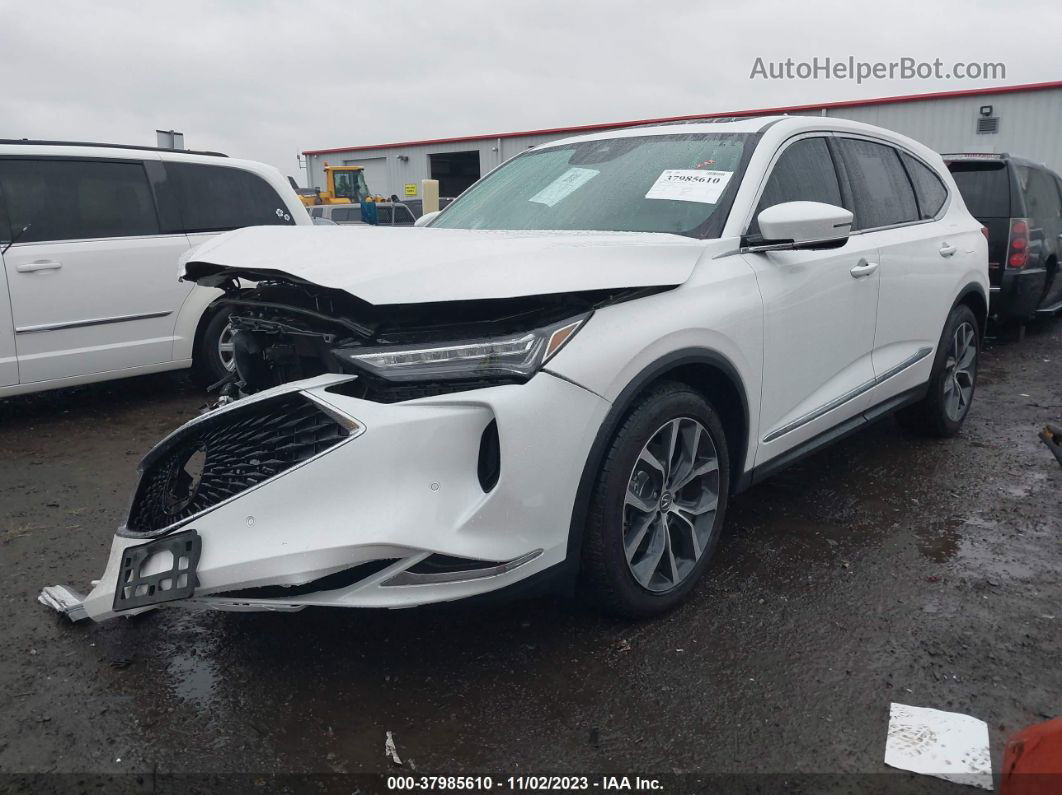 2023 Acura Mdx Technology Package White vin: 5J8YE1H43PL043971