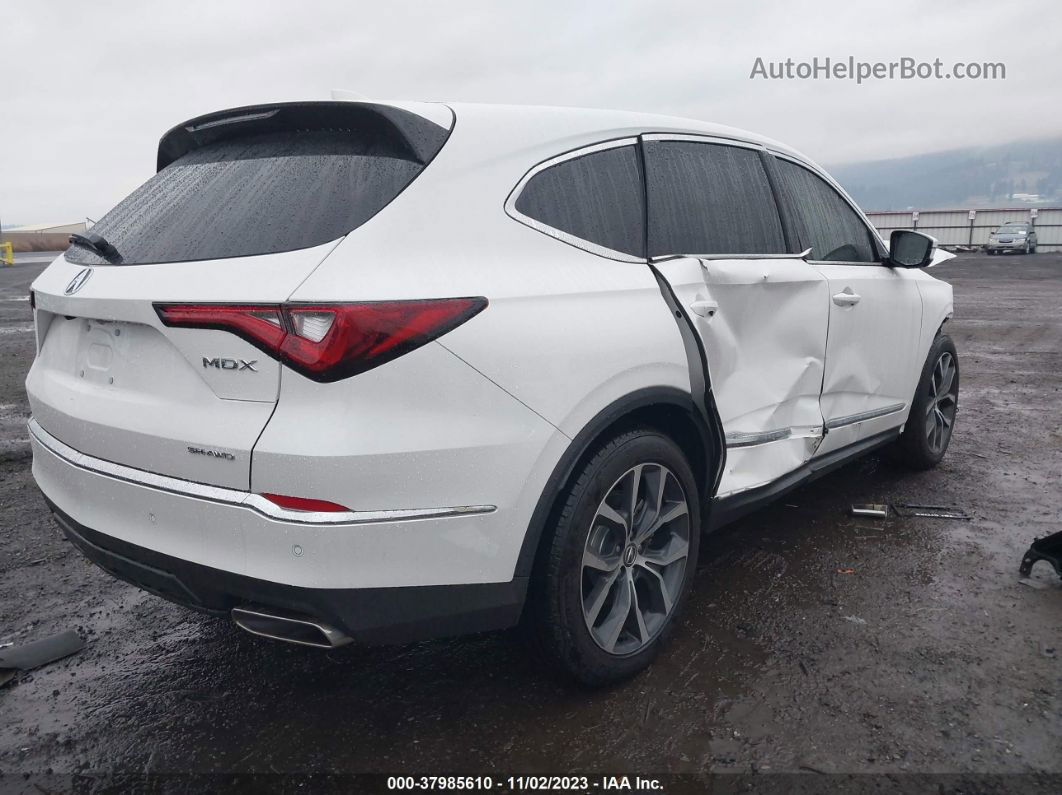 2023 Acura Mdx Technology Package Белый vin: 5J8YE1H43PL043971