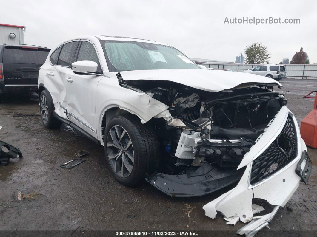 2023 Acura Mdx Technology Package White vin: 5J8YE1H43PL043971