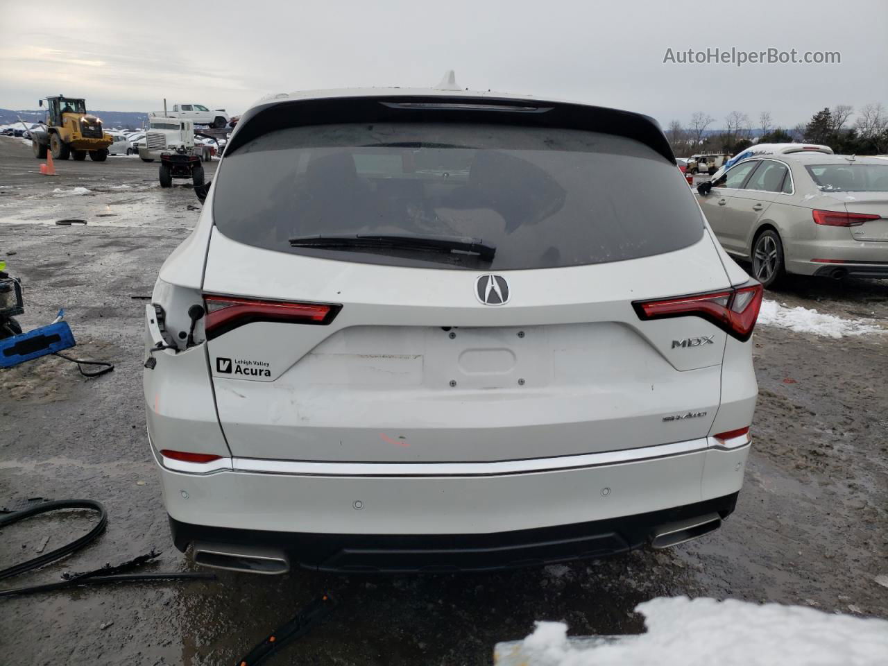 2023 Acura Mdx Technology White vin: 5J8YE1H44PL026239