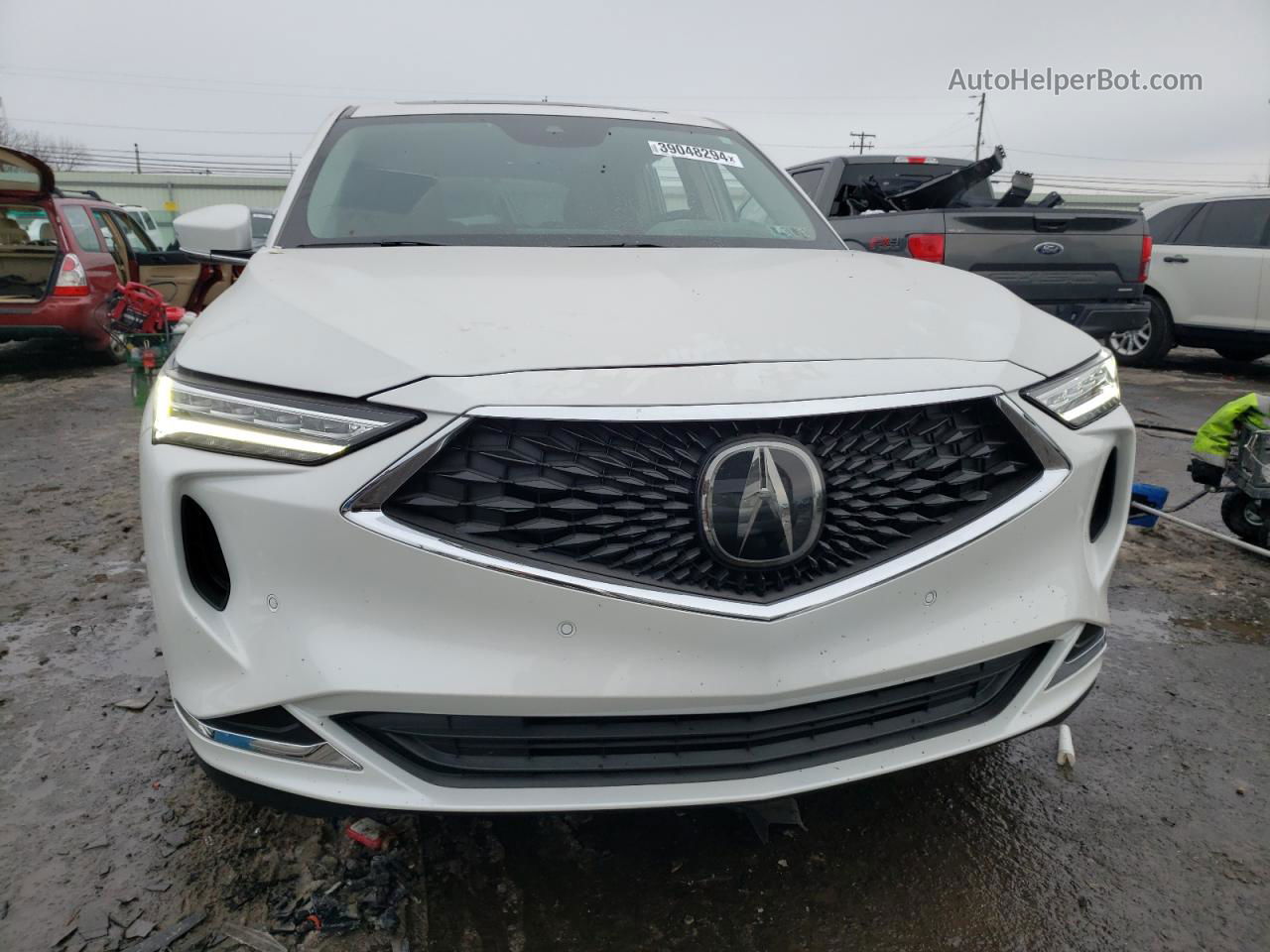 2023 Acura Mdx Technology White vin: 5J8YE1H44PL026239