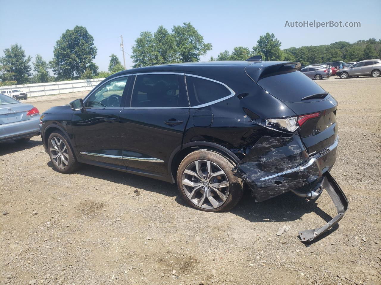 2023 Acura Mdx Technology Черный vin: 5J8YE1H44PL026628