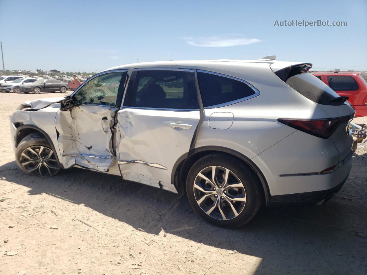 2023 Acura Mdx Technology White vin: 5J8YE1H45PL042840