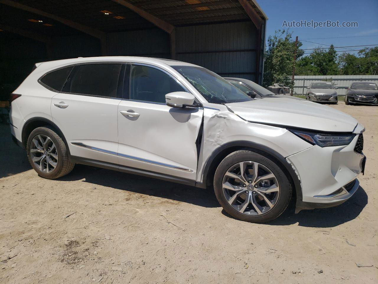 2023 Acura Mdx Technology White vin: 5J8YE1H45PL042840