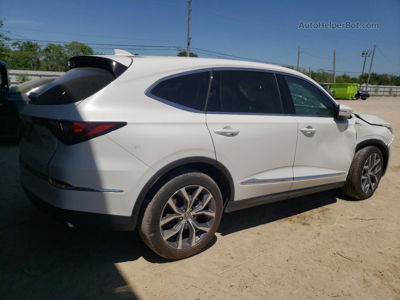 2023 Acura Mdx Technology White vin: 5J8YE1H45PL042840