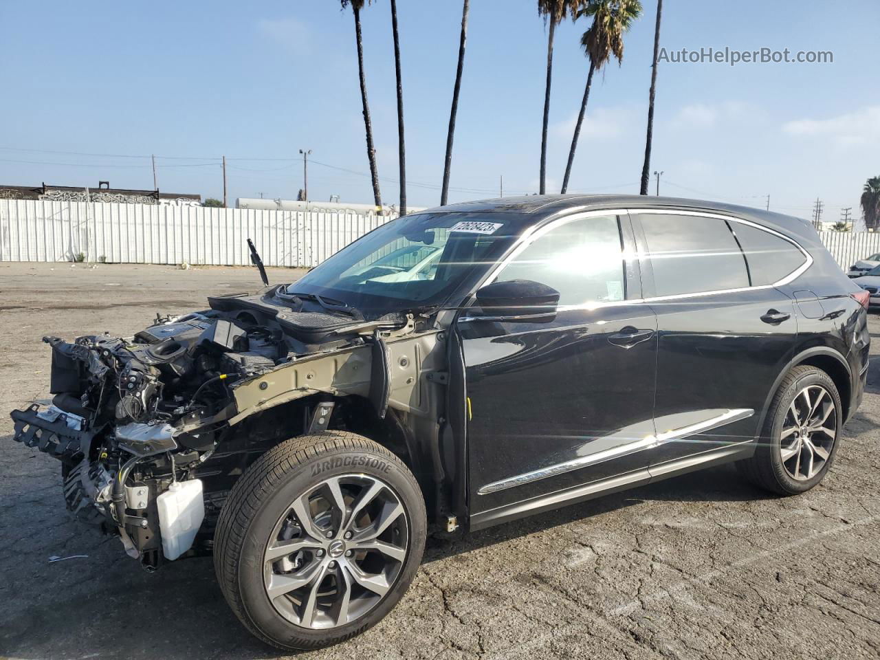 2023 Acura Mdx Technology Black vin: 5J8YE1H46PL012682