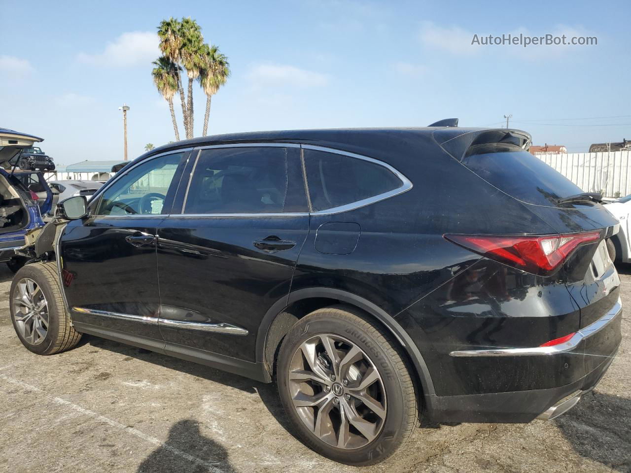 2023 Acura Mdx Technology Черный vin: 5J8YE1H46PL012682