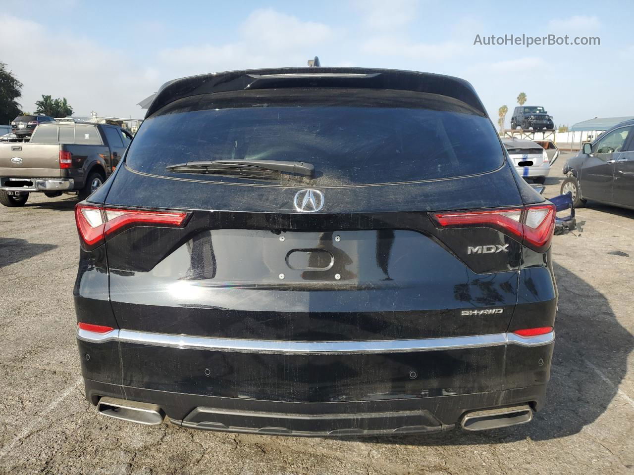 2023 Acura Mdx Technology Black vin: 5J8YE1H46PL012682