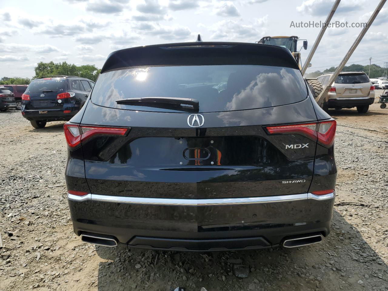 2023 Acura Mdx Technology Черный vin: 5J8YE1H46PL036867