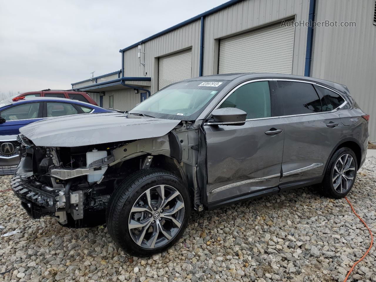 2023 Acura Mdx Technology Gray vin: 5J8YE1H46PL039638