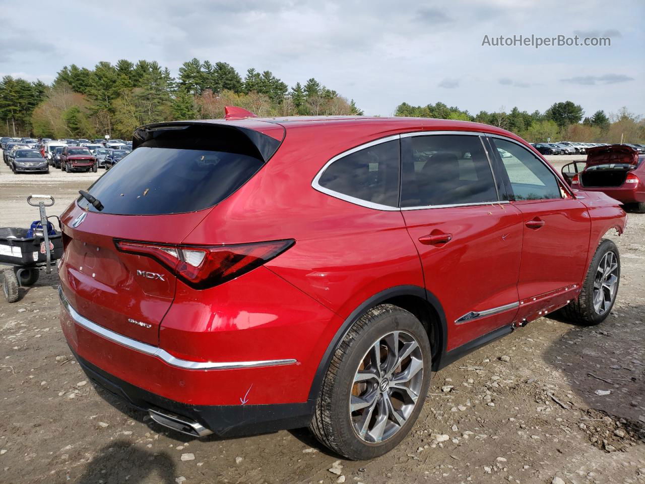 2023 Acura Mdx Technology Red vin: 5J8YE1H47PL012318