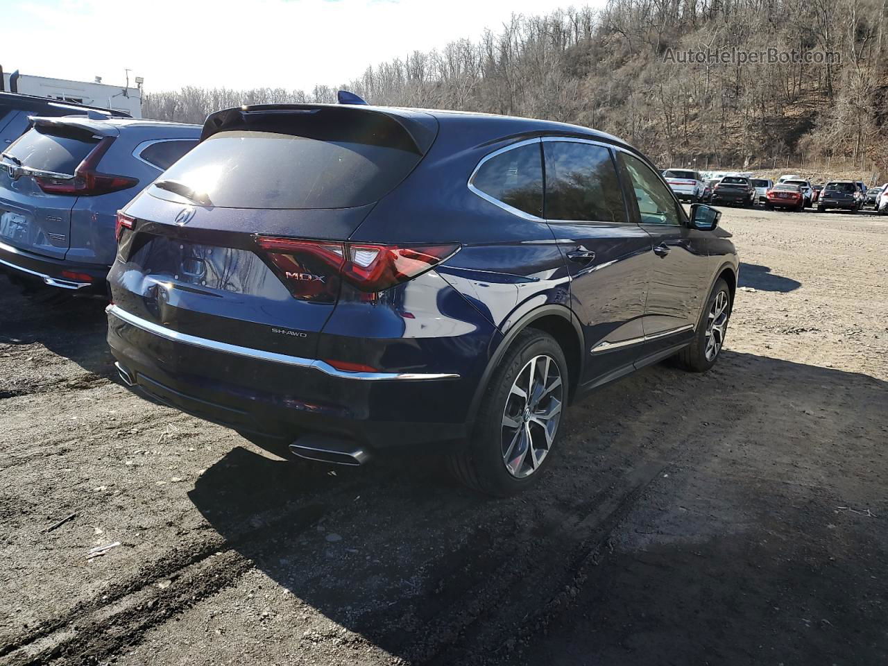 2023 Acura Mdx Technology Blue vin: 5J8YE1H49PL000574