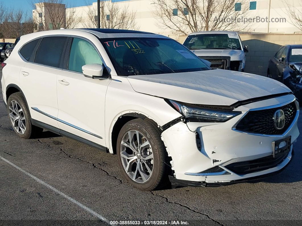 2023 Acura Mdx Technology Package White vin: 5J8YE1H49PL002034