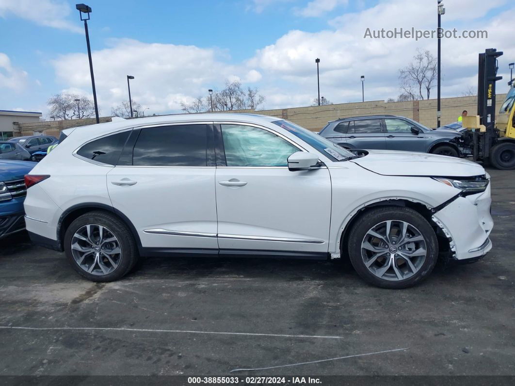 2023 Acura Mdx Technology Package White vin: 5J8YE1H49PL002034