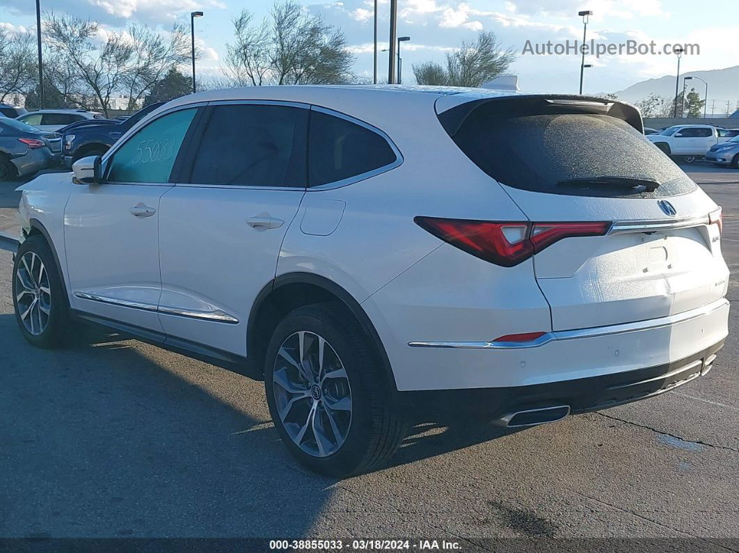 2023 Acura Mdx Technology Package White vin: 5J8YE1H49PL002034