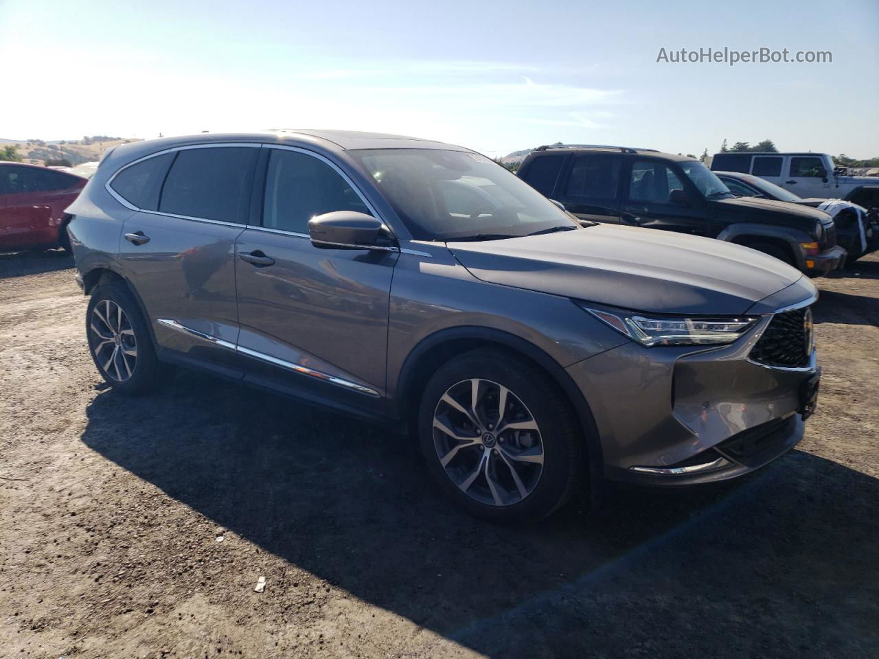 2023 Acura Mdx Technology Угольный vin: 5J8YE1H49PL012174