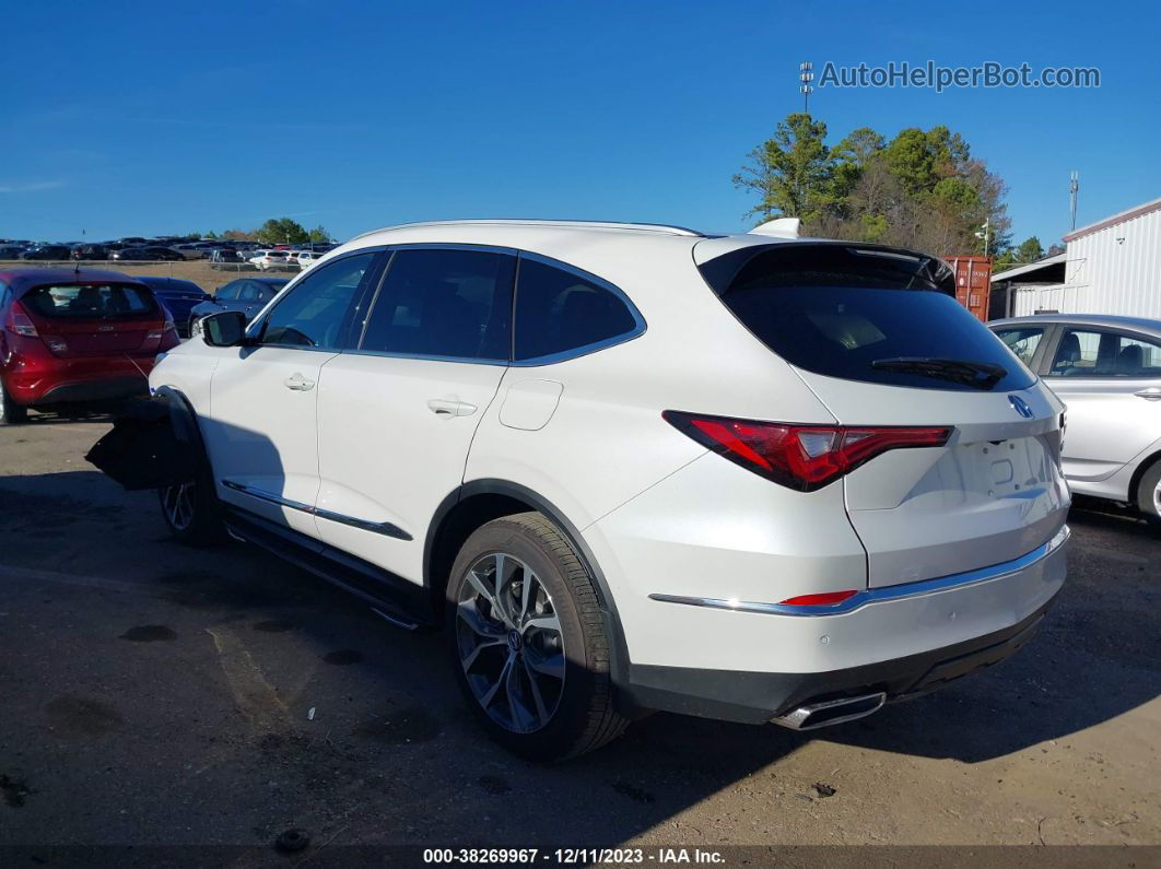 2023 Acura Mdx Technology Package White vin: 5J8YE1H49PL044008