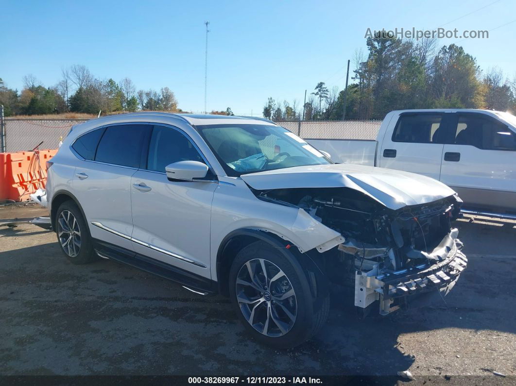 2023 Acura Mdx Technology Package White vin: 5J8YE1H49PL044008