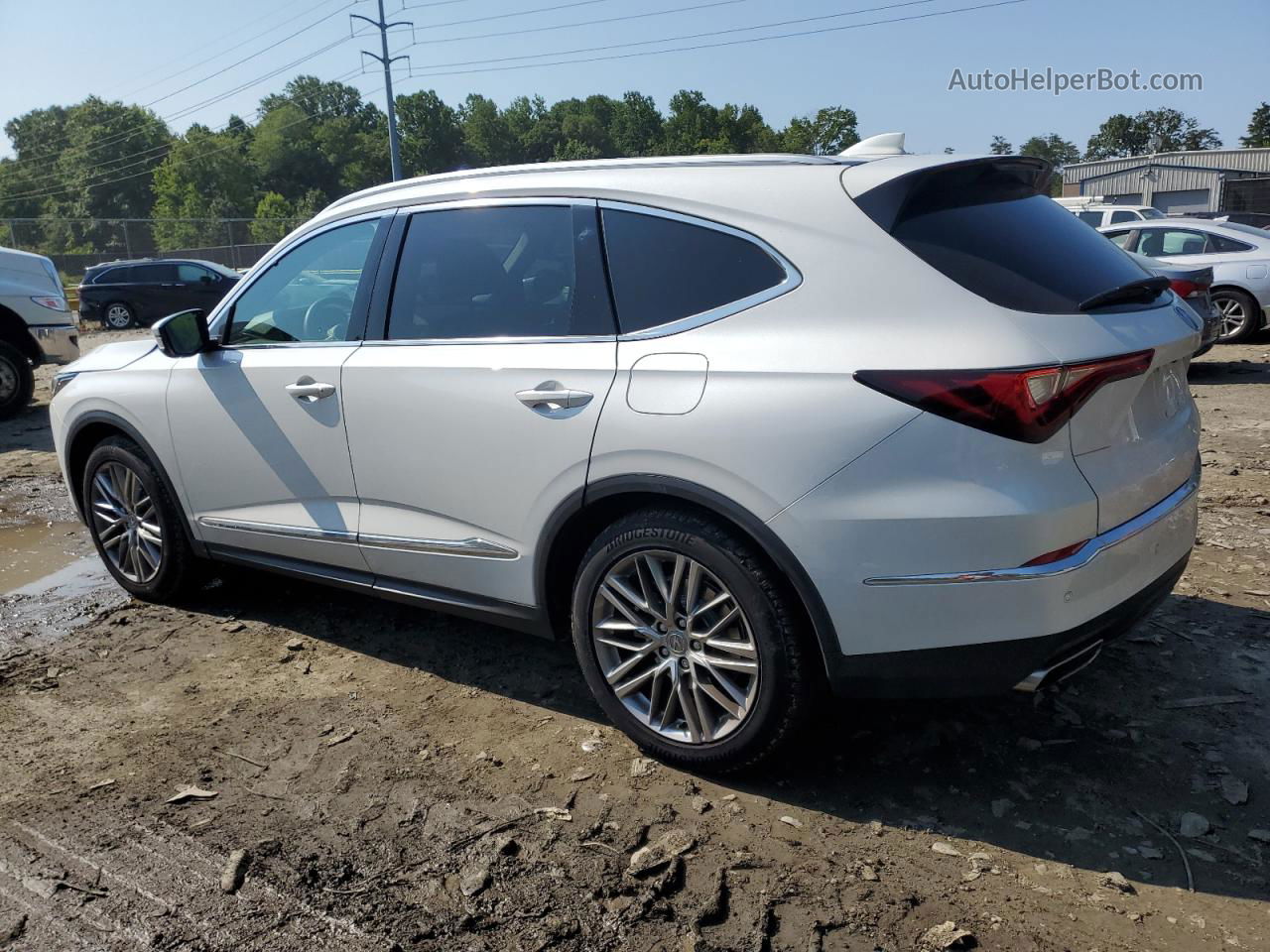 2023 Acura Mdx Advance White vin: 5J8YE1H80PL021509