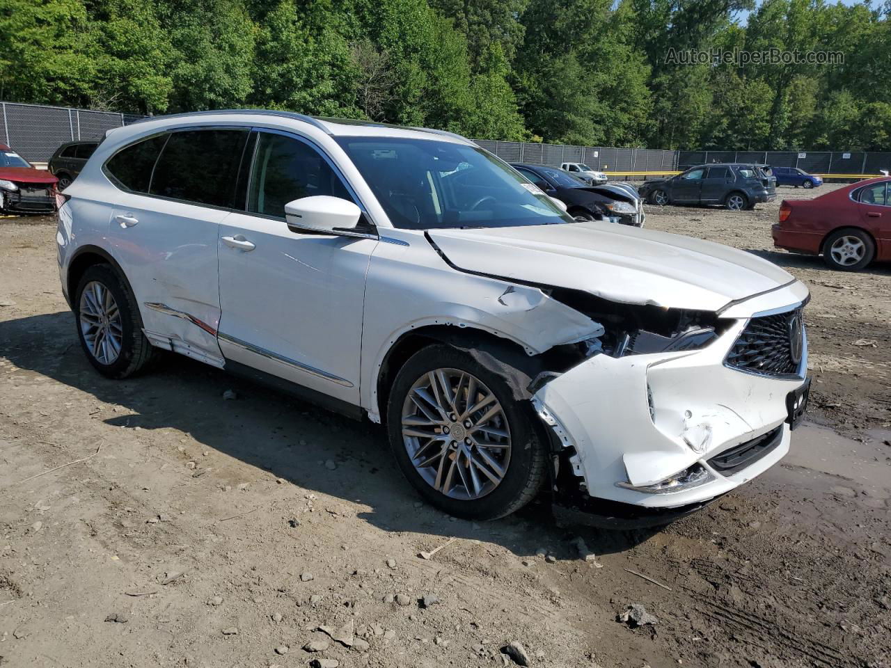 2023 Acura Mdx Advance White vin: 5J8YE1H80PL021509