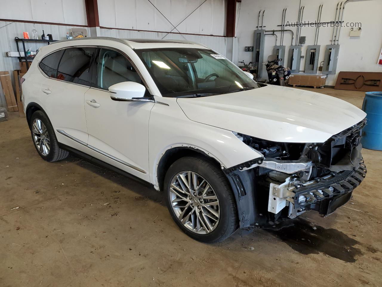 2023 Acura Mdx Advance White vin: 5J8YE1H81PL025035