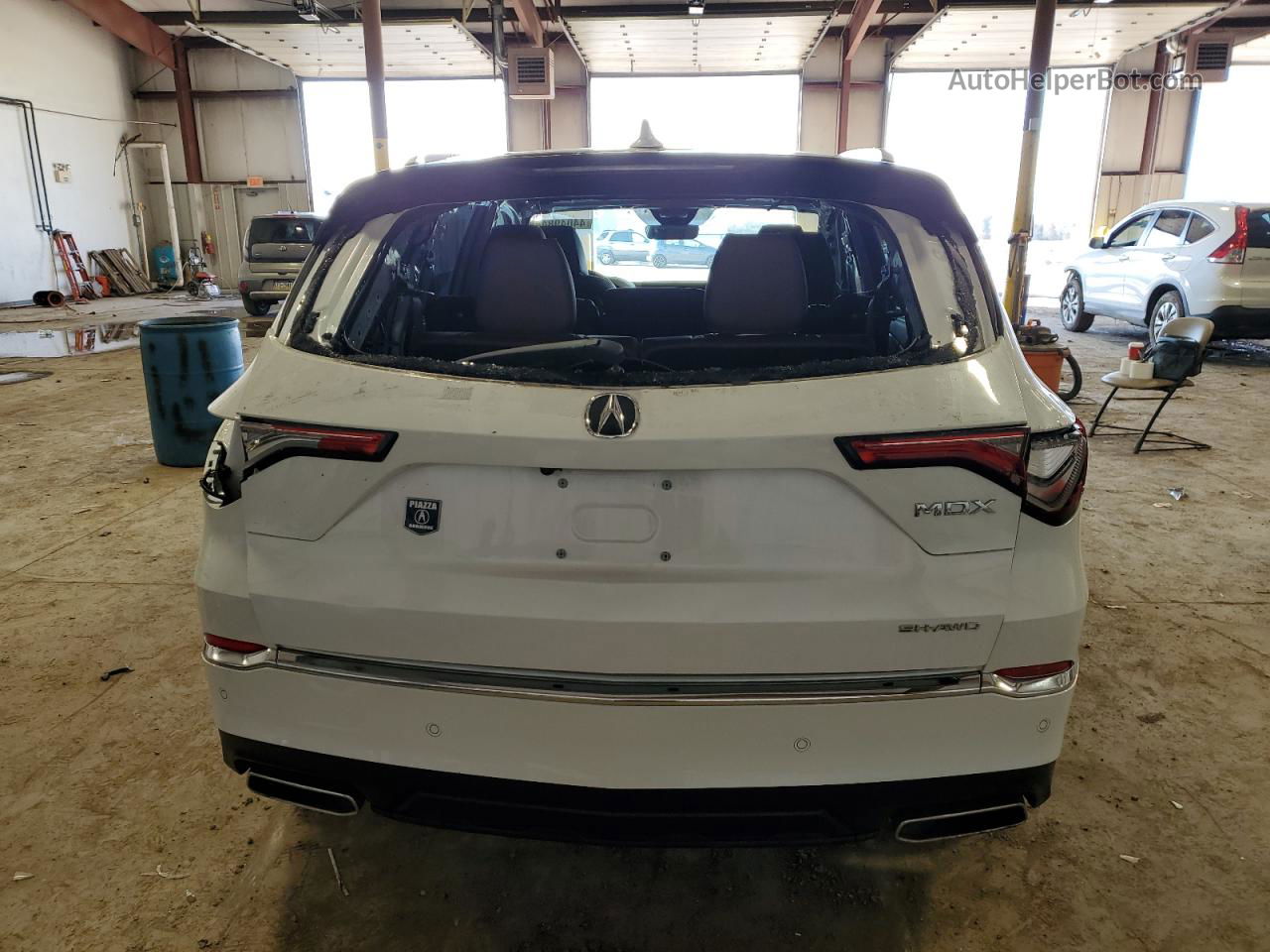 2023 Acura Mdx Advance White vin: 5J8YE1H81PL025035