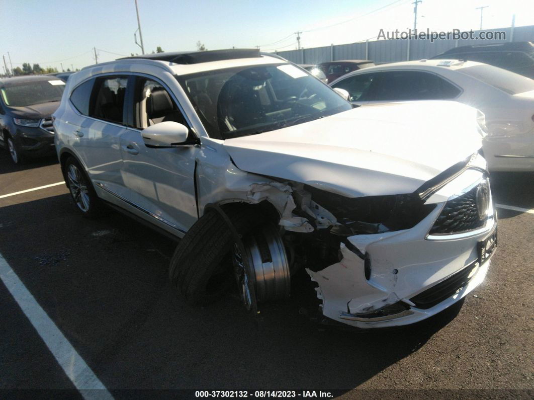 2023 Acura Mdx W/advance Package White vin: 5J8YE1H82PL013590