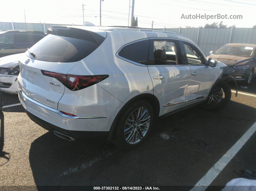 2023 Acura Mdx W/advance Package White vin: 5J8YE1H82PL013590