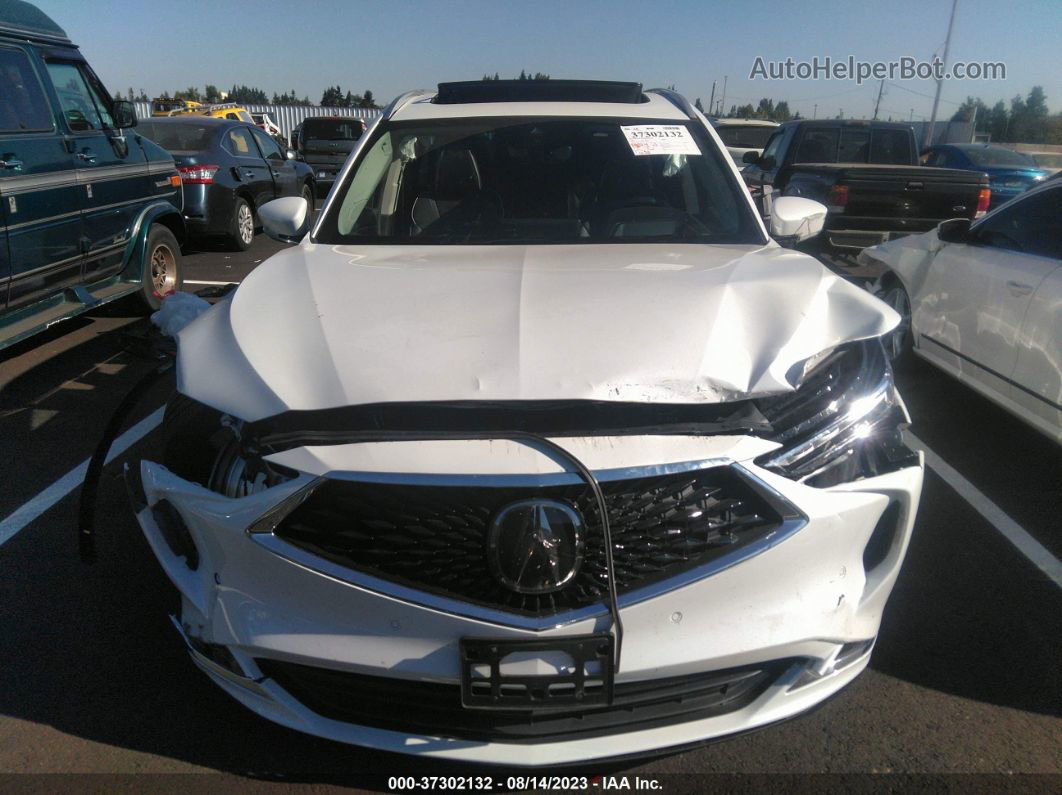 2023 Acura Mdx W/advance Package White vin: 5J8YE1H82PL013590